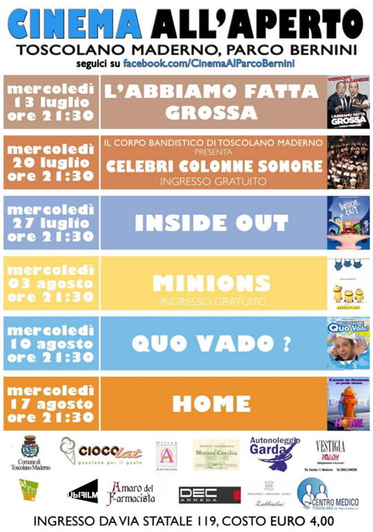 Cinema all'Aperto a Toscolano Maderno
