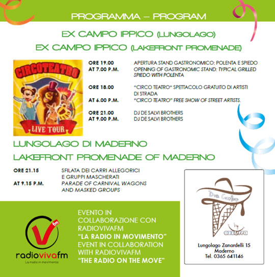 Il Carnevale del Golfo Toscolano Maderno