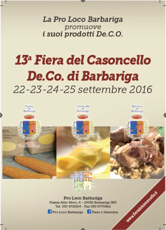 13° Fiera del Casoncello a Barbariga