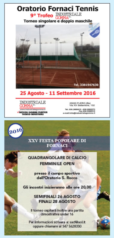 25 Festa Popolare di Fornaci