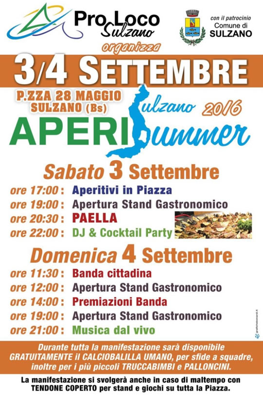 AperiSummer a Sulzano 