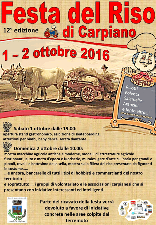 12 Festa del Riso di Carpiano MI