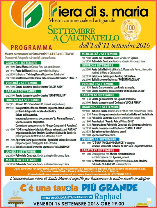 Fiera di S. Maria a Calcinatello