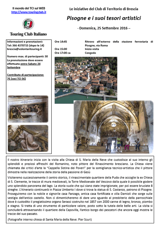 Pisogne e i suoi tesori artistici 