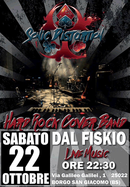 Rock/Hard cover band a Borgo San Giacomo