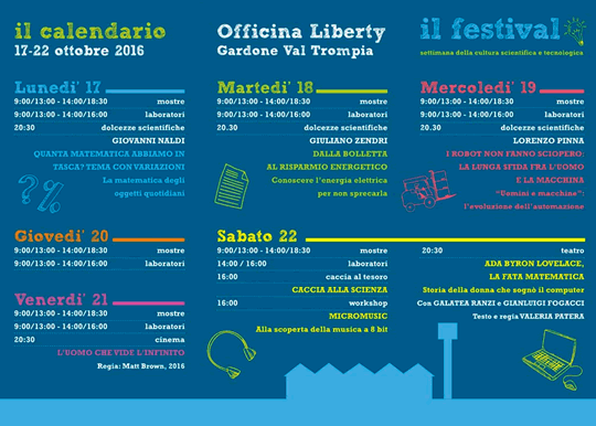 Il Festival di Officina Liberty a Gardone Val Trompia 