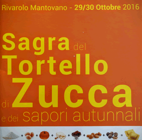 Sagra del Tortello di Zucca e dei Sapori Autunnali a Rivarolo Mantovano .