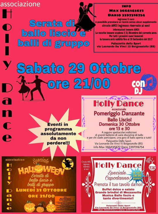 Serata di Ballo Liscio e Balli di Gruppo a Borgosatollo