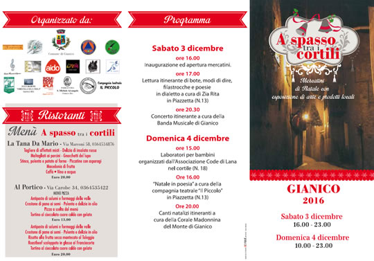 A Spasso tra i Cortili a Gianico