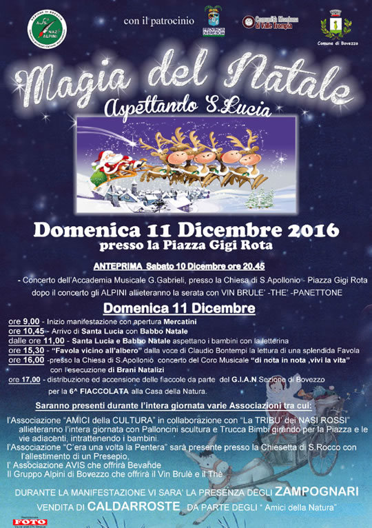 Magia del Natale Aspettando Santa Lucia a Bovezzo
