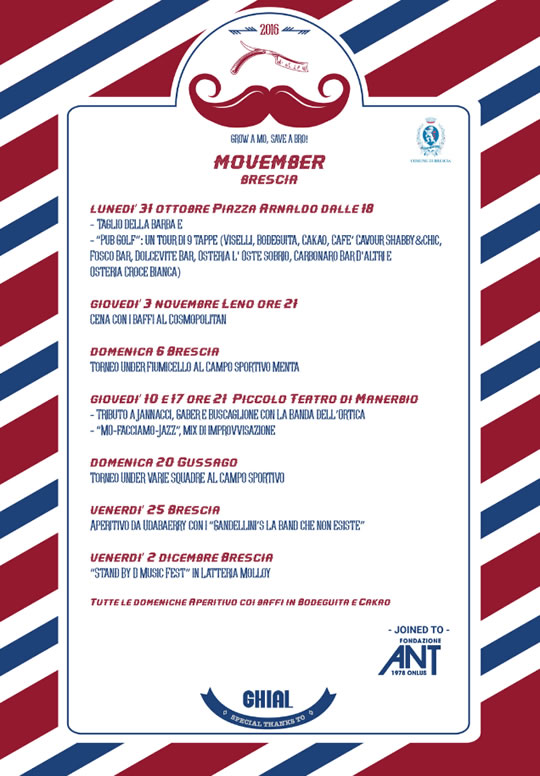 Movember Brescia 2016