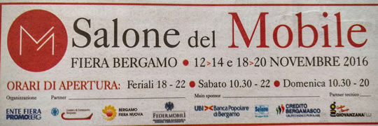 Salone del Mobile a Bergamo