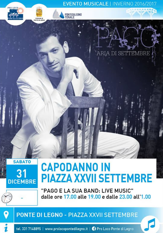 Capodanno in Piazza 27 Settembre a Ponte di Legno
