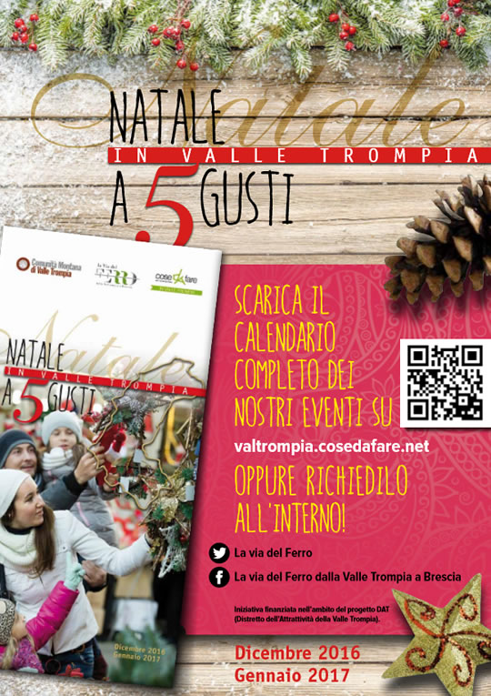 Natale a 5 Gusti in Valle Trompia