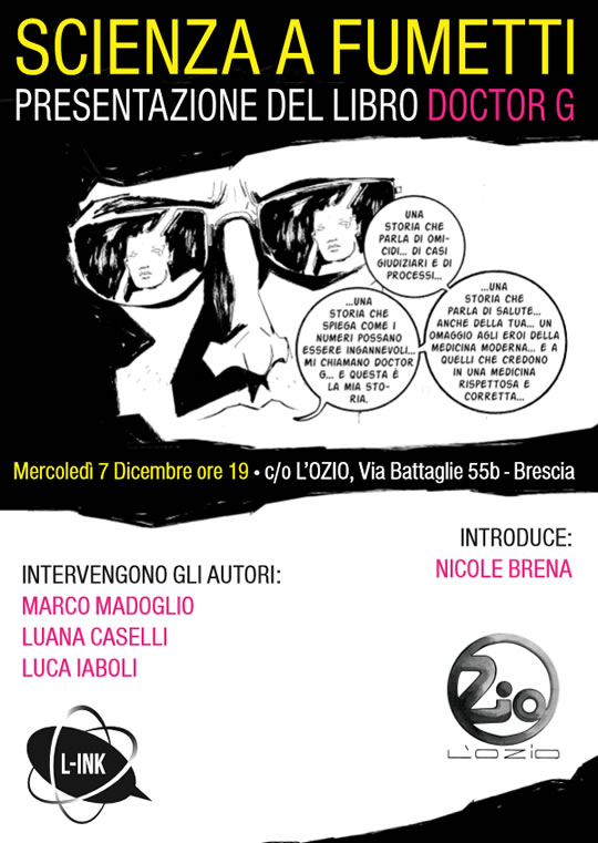 Presentazione graphic novel Doctor G a Brescia