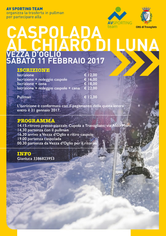 Ciaspolata al Chiaro di Luna