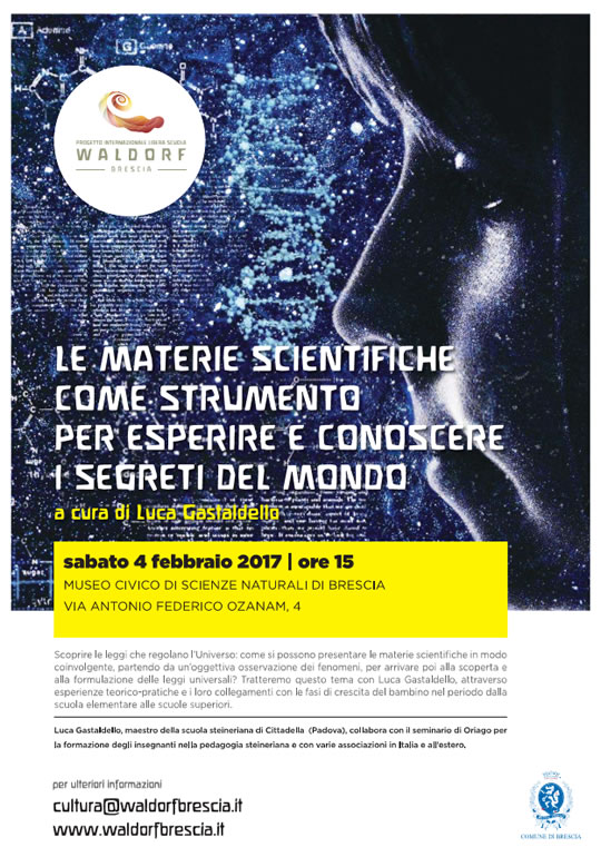 Conferenza: Le materie scientifiche come strumento per esperire e conoscere i segreti del mondo