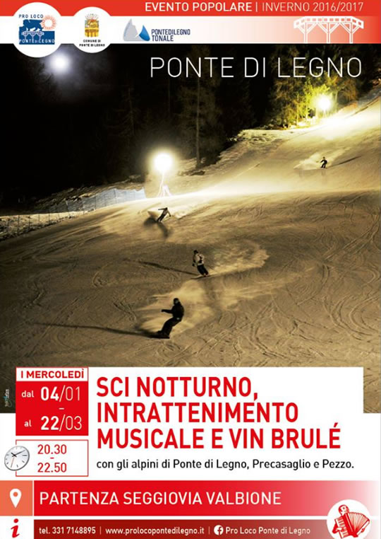 Sci Notturno a Ponte di Legno