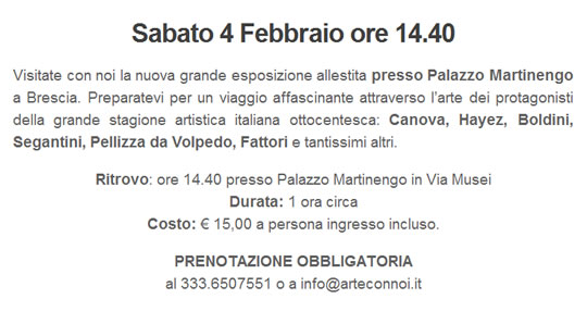 Visita alla Mostra di Palazzo Martinengo
