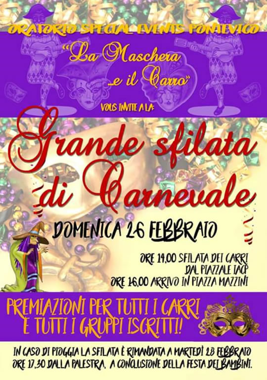33 Carnevale di Pontevico