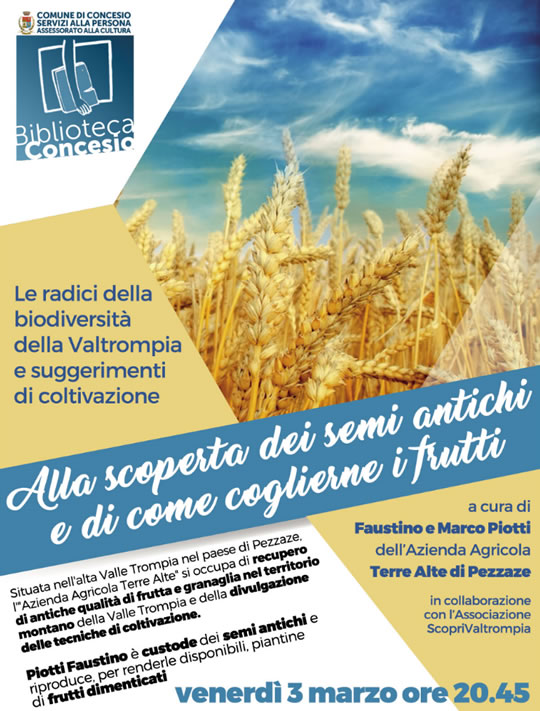 Alla Scoperta dei Semi Antichi e di come Coglierne i Frutti a Concesio