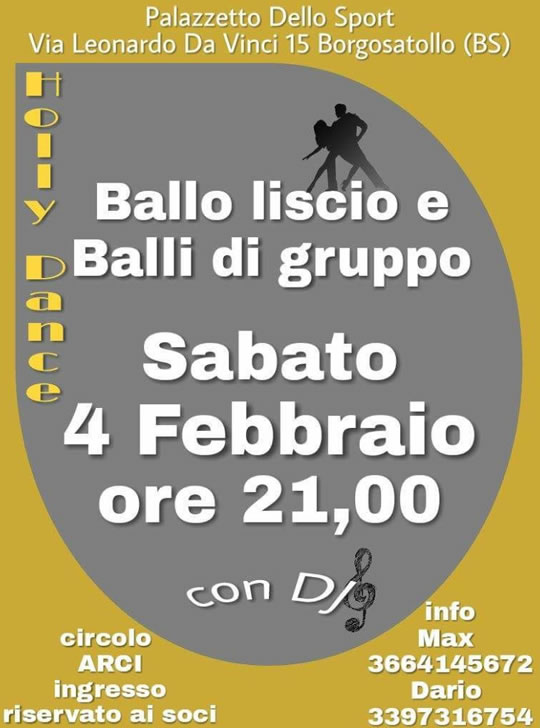 Ballo liscio e balli di gruppo a Borgosatollo