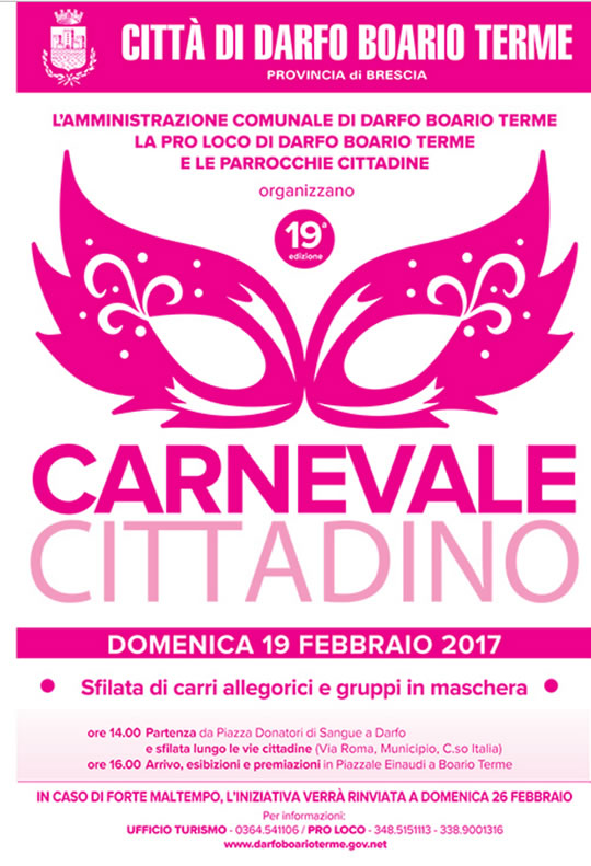 Carnevale Cittadino a Darfo Boario Terme 