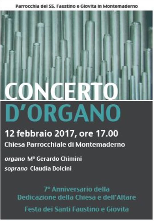 Concerto d'Organo a Montemaderno