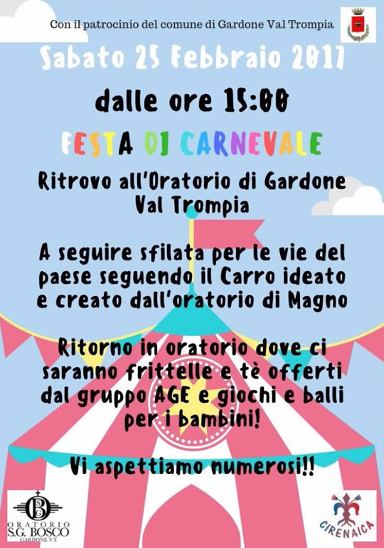 Festa di Carnevale a Gardone Val Trompia