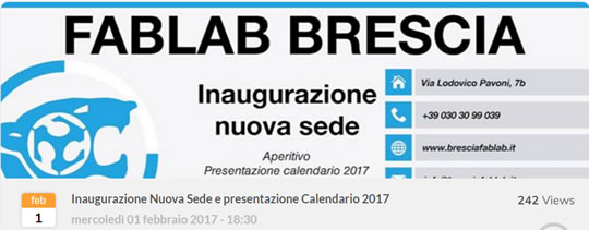 Inaugurazione FabLab Brescia