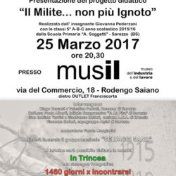 Il Milite non più Ignoto a Rodengo Saiano
