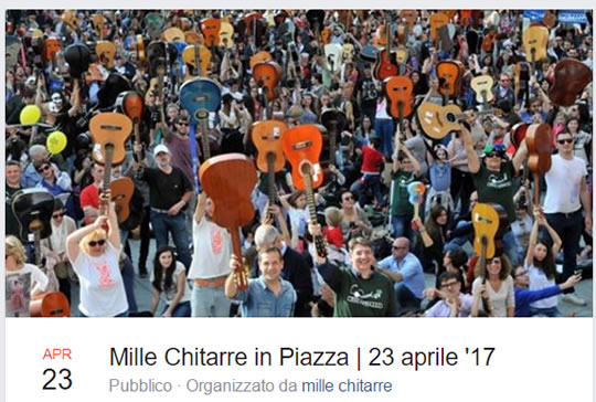 Millle Chitarre in Piazza 2017 a Brescia 