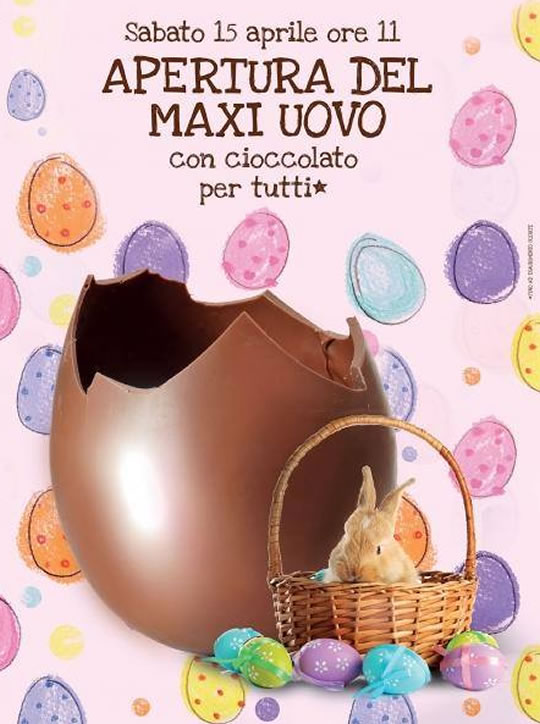 Apertura del Maxi Uovo a Concesio