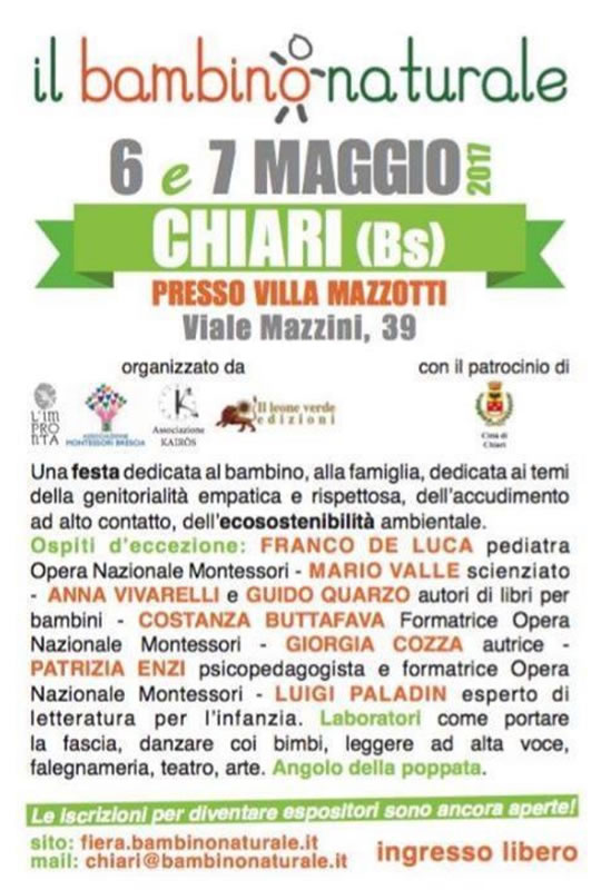 Il Bambino Naturale a Chiari
