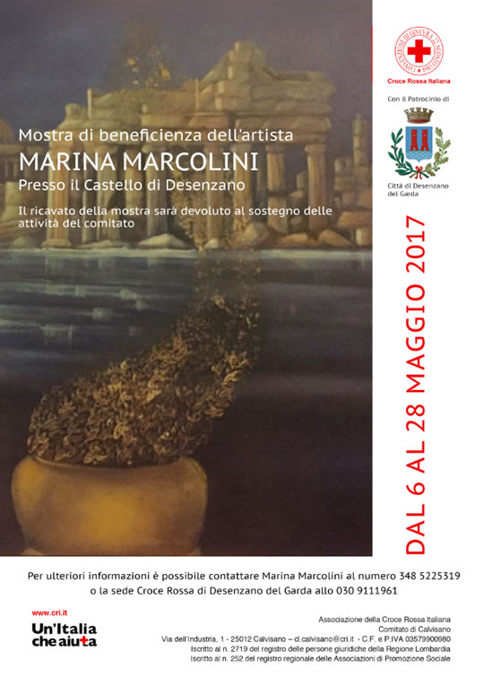 Mostra personale dell'artista MARINA MARCOLINI a Desenzano