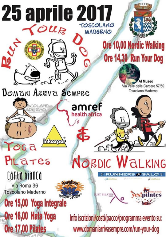 Run Tour Dog a Toscolano Maderno