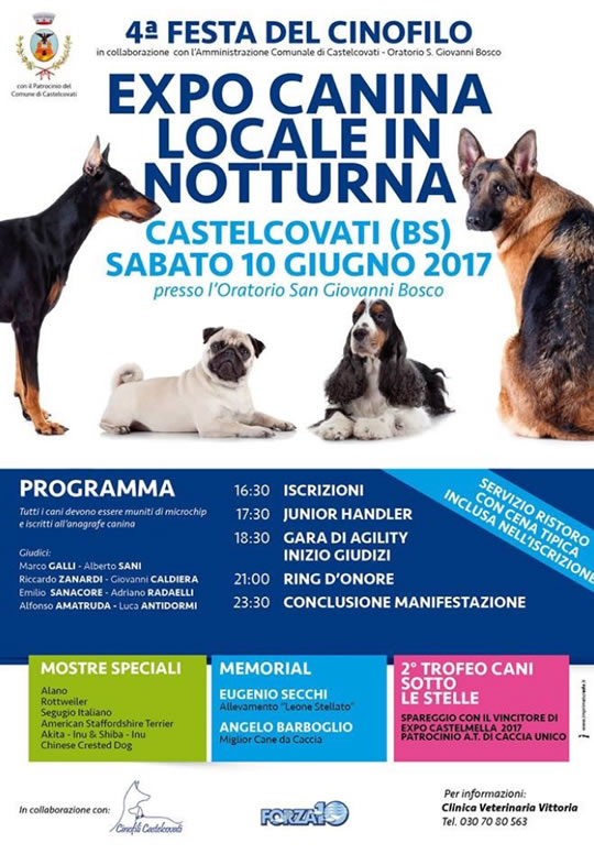 Expo Canina Locale in Notturna a Castelcovati