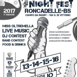 Rugby Night Fest a Roncadelle
