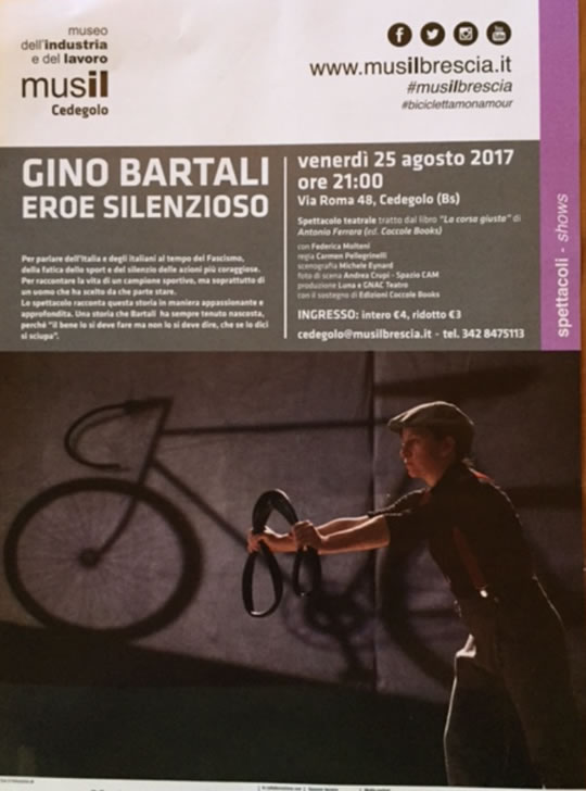 Gino Bartali Eroe Silenzioso a Cedegolo