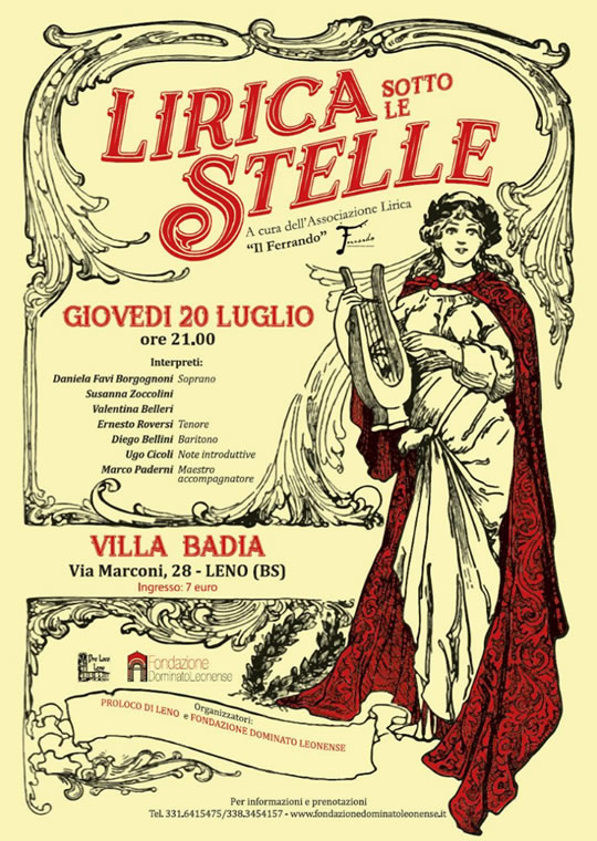 Lirica Sotto le Stelle a Leno