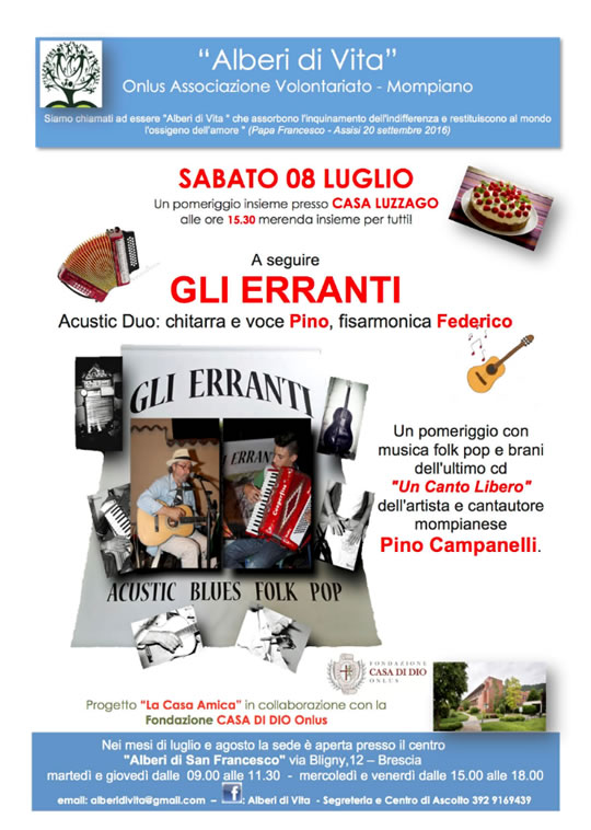 Un pomeriggio con la musica a Mompiano