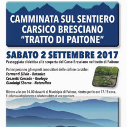 Camminata sul Sentiero Carsico Bresciano da Paitone