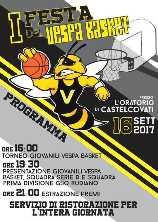 Festa Vespa Basket a Castelcovati