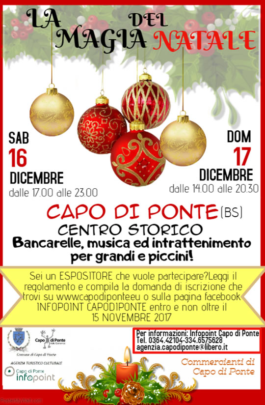 La Magia del Natale a Capo di Ponte 