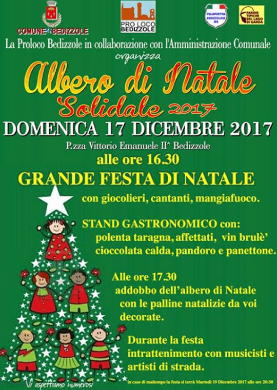 Albero di Natale Solidale a Bedizzole