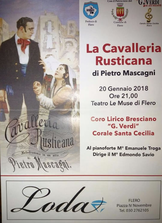 La Cavalleria Rusticana a Flero 