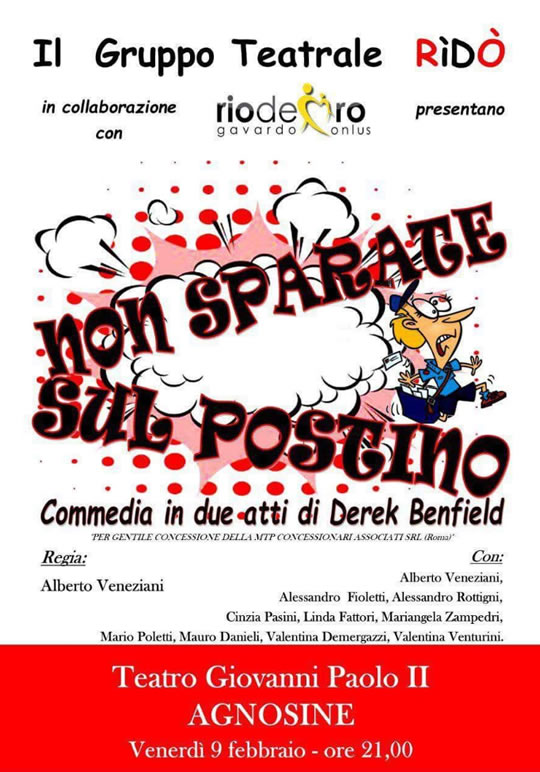 Non Sparate sul Postino ad Agnosine 