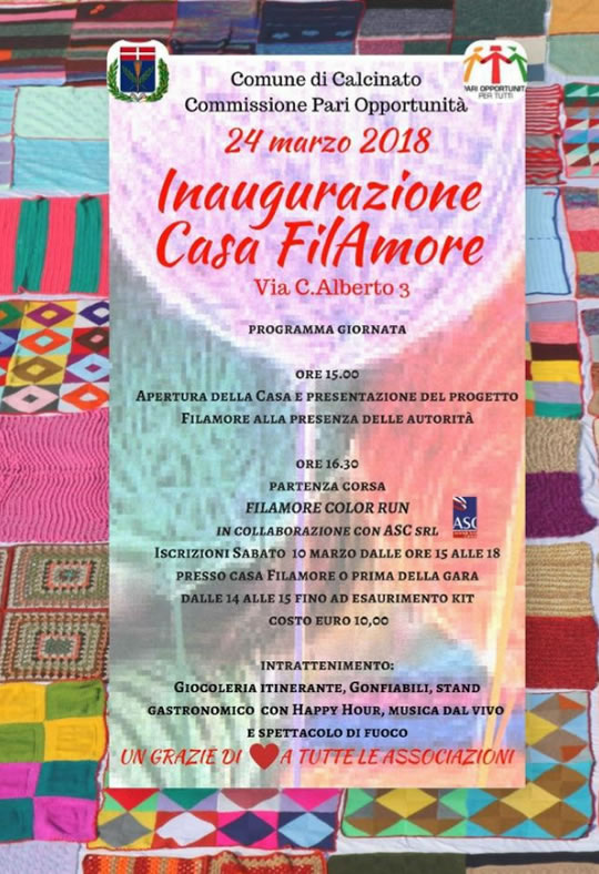 Inaugurazione Casa FilAmore a Calcinato 