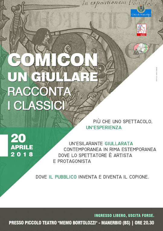 Comicon un Giullare racconta i Classici a Manerbio