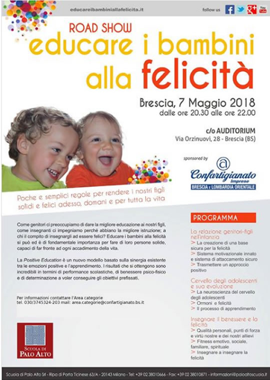 Educare i Bambini alla Felicità a Brescia 